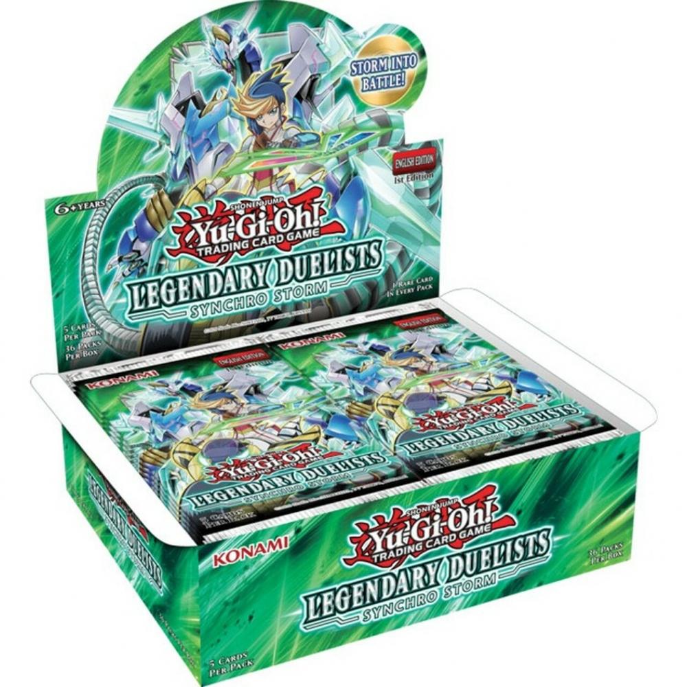 Yu-Gi-Oh Legendary Duelists - Synchro Storm Booster Display